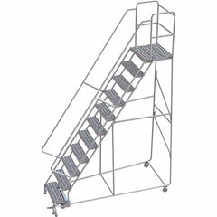 TRI-ARC - Rolling & Wall Mounted Ladders & Platforms Type: Rolling Warehouse Ladder Style: Rolling Safety Ladder - Industrial Tool & Supply