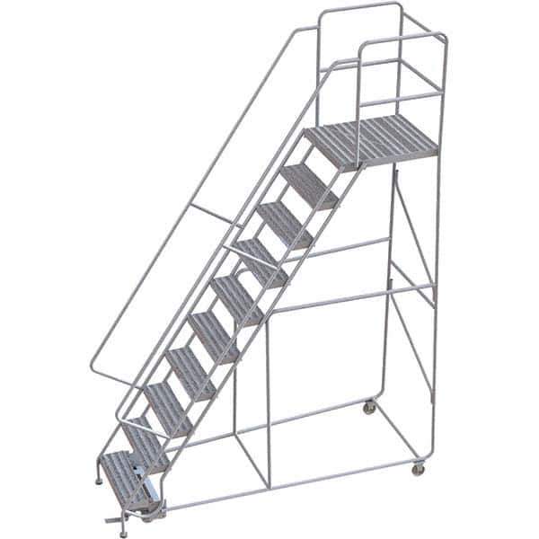 TRI-ARC - Rolling & Wall Mounted Ladders & Platforms Type: Rolling Warehouse Ladder Style: Rolling Safety Ladder - Industrial Tool & Supply