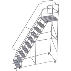 TRI-ARC - Rolling & Wall Mounted Ladders & Platforms Type: Rolling Warehouse Ladder Style: Rolling Safety Ladder - Industrial Tool & Supply