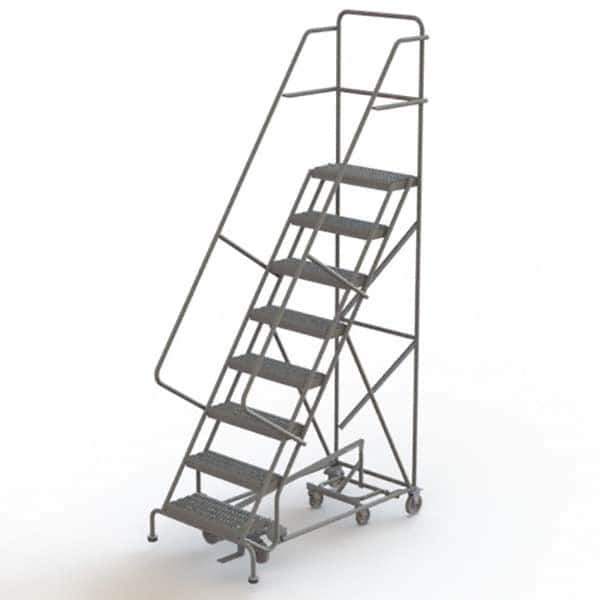 TRI-ARC - Rolling & Wall Mounted Ladders & Platforms Type: All-Directional Ladder Style: Forward Descent 50 Degree Incline - Industrial Tool & Supply