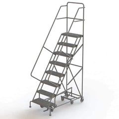TRI-ARC - Rolling & Wall Mounted Ladders & Platforms Type: All-Directional Ladder Style: Forward Descent 50 Degree Incline - Industrial Tool & Supply