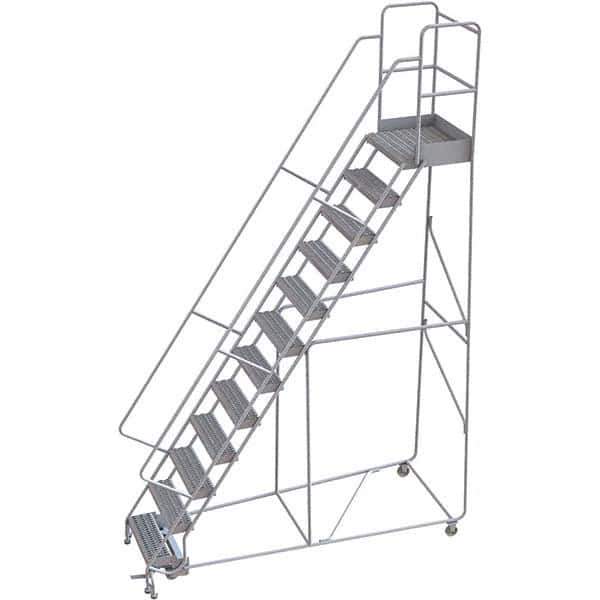 TRI-ARC - Rolling & Wall Mounted Ladders & Platforms Type: Rolling Warehouse Ladder Style: Rolling Safety Ladder - Industrial Tool & Supply