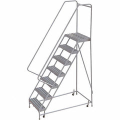 TRI-ARC - Rolling & Wall Mounted Ladders & Platforms Type: Rolling Warehouse Ladder Style: Rolling Safety Ladder - Industrial Tool & Supply