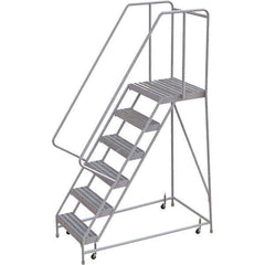 TRI-ARC - Rolling & Wall Mounted Ladders & Platforms Type: Rolling Warehouse Ladder Style: Rolling Safety Ladder - Industrial Tool & Supply