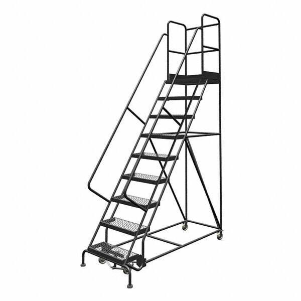 TRI-ARC - Rolling & Wall Mounted Ladders & Platforms Type: Rolling Warehouse Ladder Style: Rolling Platform Ladder - Industrial Tool & Supply