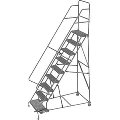TRI-ARC - Rolling & Wall Mounted Ladders & Platforms Type: Rolling Warehouse Ladder Style: Rolling Platform Ladder - Industrial Tool & Supply