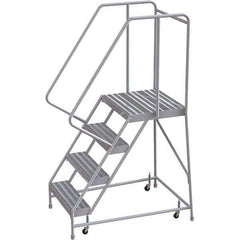 TRI-ARC - Rolling & Wall Mounted Ladders & Platforms Type: Rolling Warehouse Ladder Style: Rolling Safety Ladder - Industrial Tool & Supply