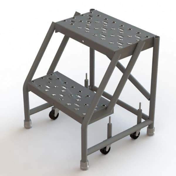 TRI-ARC - Rolling & Wall Mounted Ladders & Platforms Type: Rolling Warehouse Ladder Style: Rolling Platform Ladder - Industrial Tool & Supply