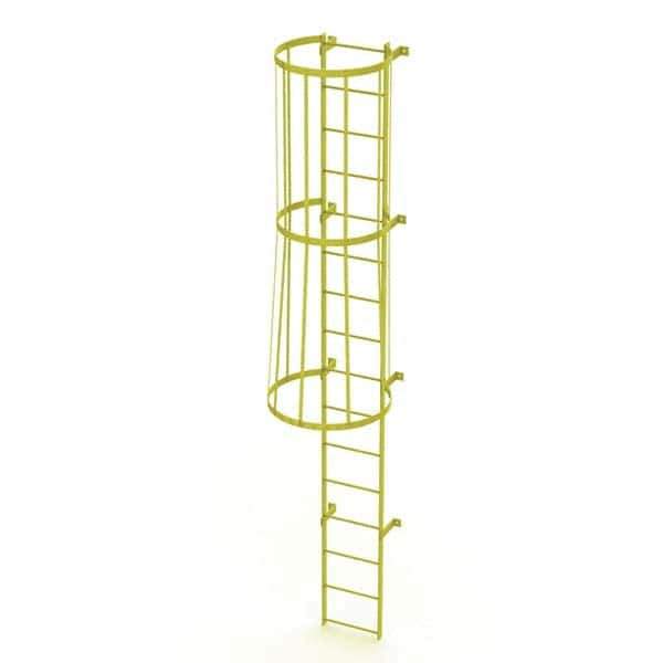 TRI-ARC - Rolling & Wall Mounted Ladders & Platforms Type: Fixed Ladder Style: Safety Cage - Industrial Tool & Supply