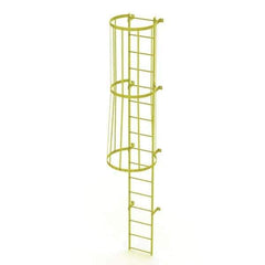 TRI-ARC - Rolling & Wall Mounted Ladders & Platforms Type: Fixed Ladder Style: Safety Cage - Industrial Tool & Supply