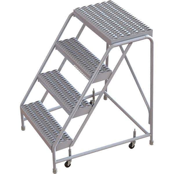 TRI-ARC - Rolling & Wall Mounted Ladders & Platforms Type: Rolling Warehouse Ladder Style: Rolling Safety Ladder - Industrial Tool & Supply