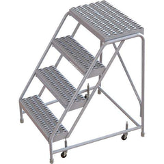 TRI-ARC - Rolling & Wall Mounted Ladders & Platforms Type: Rolling Warehouse Ladder Style: Rolling Safety Ladder - Industrial Tool & Supply