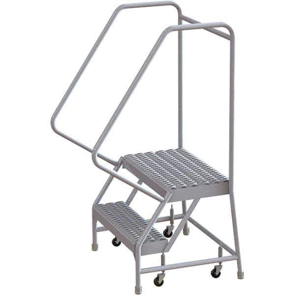 TRI-ARC - Rolling & Wall Mounted Ladders & Platforms Type: Rolling Warehouse Ladder Style: Rolling Safety Ladder - Industrial Tool & Supply