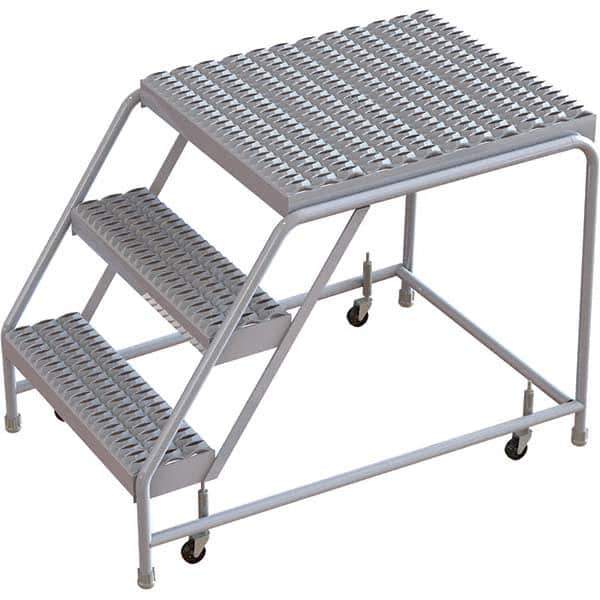 TRI-ARC - Rolling & Wall Mounted Ladders & Platforms Type: Rolling Warehouse Ladder Style: Rolling Safety Ladder - Industrial Tool & Supply