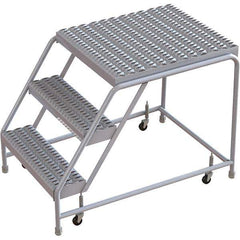 TRI-ARC - Rolling & Wall Mounted Ladders & Platforms Type: Rolling Warehouse Ladder Style: Rolling Safety Ladder - Industrial Tool & Supply