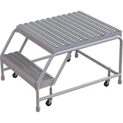 TRI-ARC - Rolling & Wall Mounted Ladders & Platforms Type: Rolling Warehouse Ladder Style: Rolling Safety Ladder - Industrial Tool & Supply