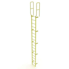 TRI-ARC - Rolling & Wall Mounted Ladders & Platforms Type: Fixed Ladder Style: Safety Cage - Industrial Tool & Supply