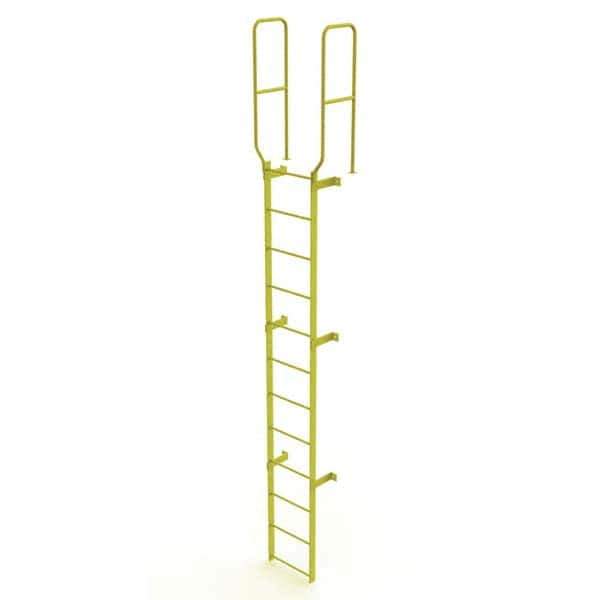TRI-ARC - Rolling & Wall Mounted Ladders & Platforms Type: Fixed Ladder Style: Safety Cage - Industrial Tool & Supply