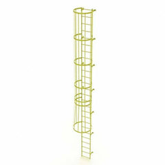 TRI-ARC - Rolling & Wall Mounted Ladders & Platforms Type: Fixed Ladder Style: Safety Cage - Industrial Tool & Supply