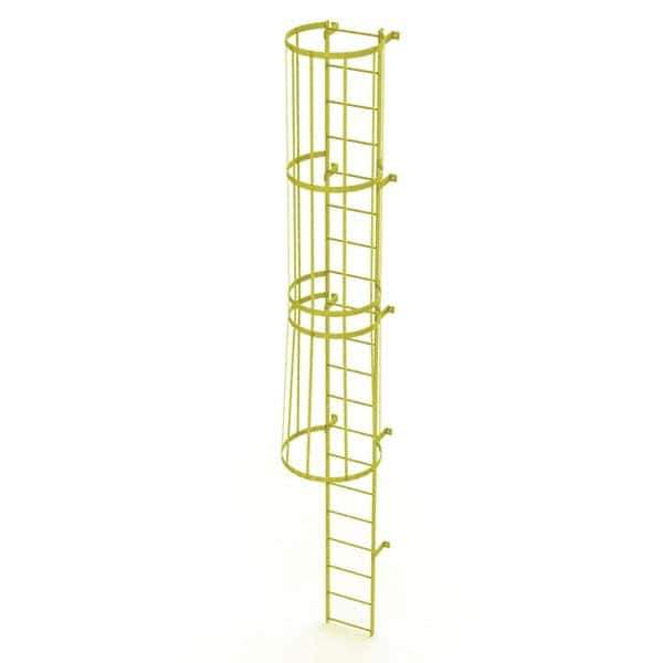 TRI-ARC - Rolling & Wall Mounted Ladders & Platforms Type: Fixed Ladder Style: Safety Cage - Industrial Tool & Supply