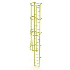 TRI-ARC - Rolling & Wall Mounted Ladders & Platforms Type: Fixed Ladder Style: Safety Cage - Industrial Tool & Supply