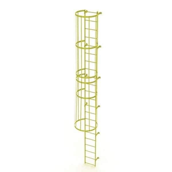 TRI-ARC - Rolling & Wall Mounted Ladders & Platforms Type: Fixed Ladder Style: Safety Cage - Industrial Tool & Supply