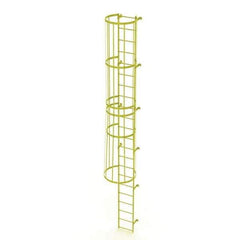TRI-ARC - Rolling & Wall Mounted Ladders & Platforms Type: Fixed Ladder Style: Safety Cage - Industrial Tool & Supply