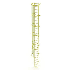 TRI-ARC - Rolling & Wall Mounted Ladders & Platforms Type: Fixed Ladder Style: Safety Cage - Industrial Tool & Supply