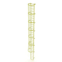 TRI-ARC - Rolling & Wall Mounted Ladders & Platforms Type: Fixed Ladder Style: Safety Cage - Industrial Tool & Supply
