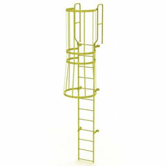 TRI-ARC - Rolling & Wall Mounted Ladders & Platforms Type: Fixed Ladder Style: Safety Cage - Industrial Tool & Supply