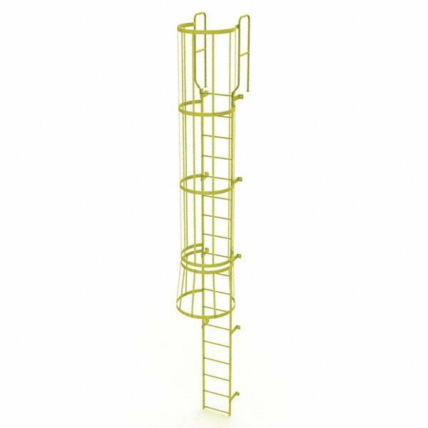 TRI-ARC - Rolling & Wall Mounted Ladders & Platforms Type: Fixed Ladder Style: Safety Cage - Industrial Tool & Supply