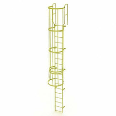 TRI-ARC - Rolling & Wall Mounted Ladders & Platforms Type: Fixed Ladder Style: Safety Cage - Industrial Tool & Supply