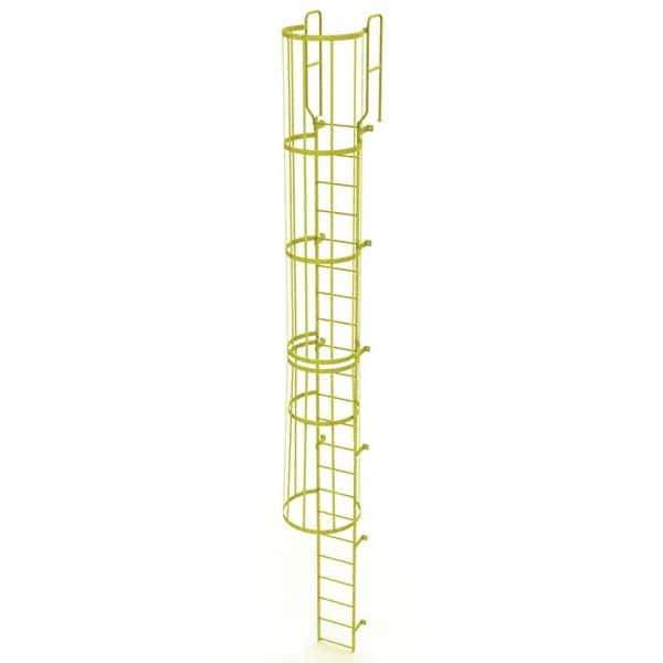 TRI-ARC - Rolling & Wall Mounted Ladders & Platforms Type: Fixed Ladder Style: Safety Cage - Industrial Tool & Supply