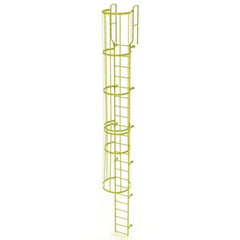 TRI-ARC - Rolling & Wall Mounted Ladders & Platforms Type: Fixed Ladder Style: Safety Cage - Industrial Tool & Supply