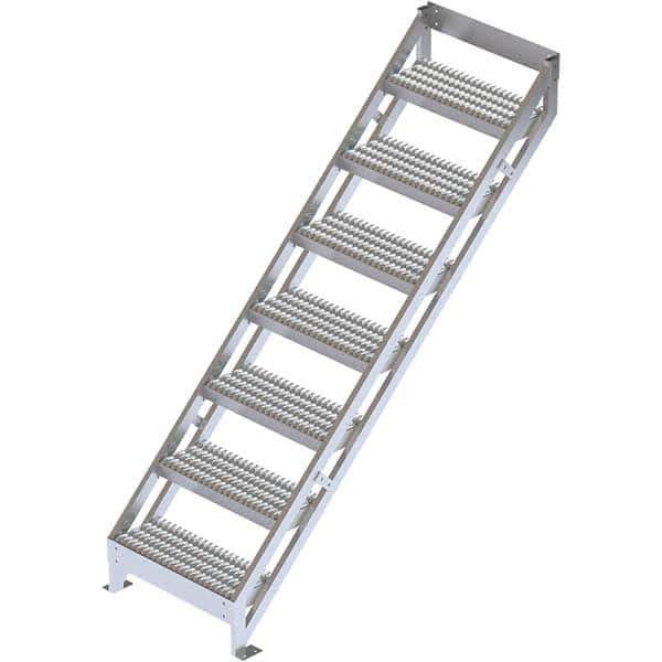 TRI-ARC - Rolling & Wall Mounted Ladders & Platforms Type: Ladder Style: Stair Unit - Industrial Tool & Supply