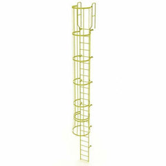 TRI-ARC - Rolling & Wall Mounted Ladders & Platforms Type: Fixed Ladder Style: Safety Cage - Industrial Tool & Supply