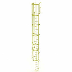 TRI-ARC - Rolling & Wall Mounted Ladders & Platforms Type: Fixed Ladder Style: Safety Cage - Industrial Tool & Supply