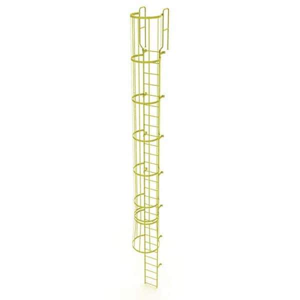 TRI-ARC - Rolling & Wall Mounted Ladders & Platforms Type: Fixed Ladder Style: Safety Cage - Industrial Tool & Supply
