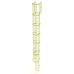 TRI-ARC - Rolling & Wall Mounted Ladders & Platforms Type: Fixed Ladder Style: Safety Cage - Industrial Tool & Supply