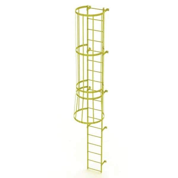TRI-ARC - Rolling & Wall Mounted Ladders & Platforms Type: Fixed Ladder Style: Safety Cage - Industrial Tool & Supply