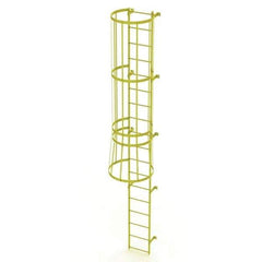 TRI-ARC - Rolling & Wall Mounted Ladders & Platforms Type: Fixed Ladder Style: Safety Cage - Industrial Tool & Supply