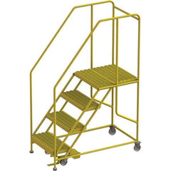 TRI-ARC - Rolling & Wall Mounted Ladders & Platforms Type: Rolling Work Platform Style: Steel Work Platform - Industrial Tool & Supply