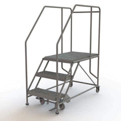 TRI-ARC - Rolling & Wall Mounted Ladders & Platforms Type: Rolling Work Platform Style: Steel Work Platform - Industrial Tool & Supply