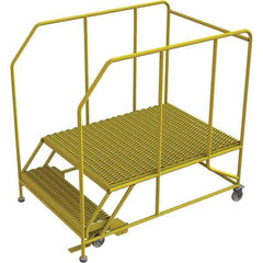 TRI-ARC - Rolling & Wall Mounted Ladders & Platforms Type: Rolling Work Platform Style: Steel Work Platform - Industrial Tool & Supply