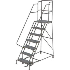 TRI-ARC - Rolling & Wall Mounted Ladders & Platforms Type: Rolling Warehouse Ladder Style: Rolling Platform Ladder - Industrial Tool & Supply