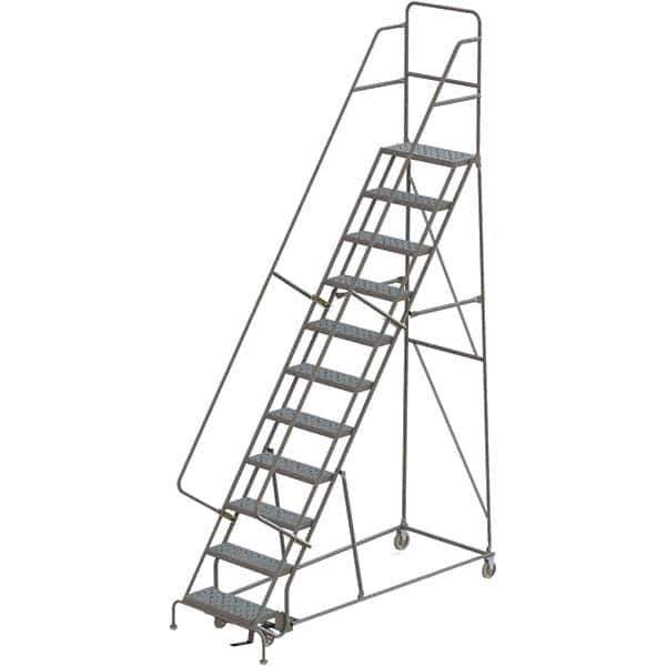 TRI-ARC - Rolling & Wall Mounted Ladders & Platforms Type: Rolling Warehouse Ladder Style: Rolling Platform Ladder - Industrial Tool & Supply