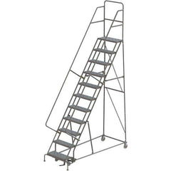 TRI-ARC - Rolling & Wall Mounted Ladders & Platforms Type: Rolling Warehouse Ladder Style: Rolling Platform Ladder - Industrial Tool & Supply