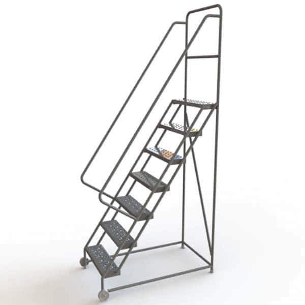 TRI-ARC - Rolling & Wall Mounted Ladders & Platforms Type: TiltNRoll Rolling Ladder Style: Tilt & Roll Safety Ladder - Industrial Tool & Supply