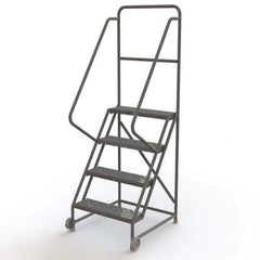 TRI-ARC - Rolling & Wall Mounted Ladders & Platforms Type: TiltNRoll Rolling Ladder Style: Tilt & Roll Safety Ladder - Industrial Tool & Supply