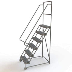 TRI-ARC - Rolling & Wall Mounted Ladders & Platforms Type: TiltNRoll Rolling Ladder Style: Tilt & Roll Safety Ladder - Industrial Tool & Supply